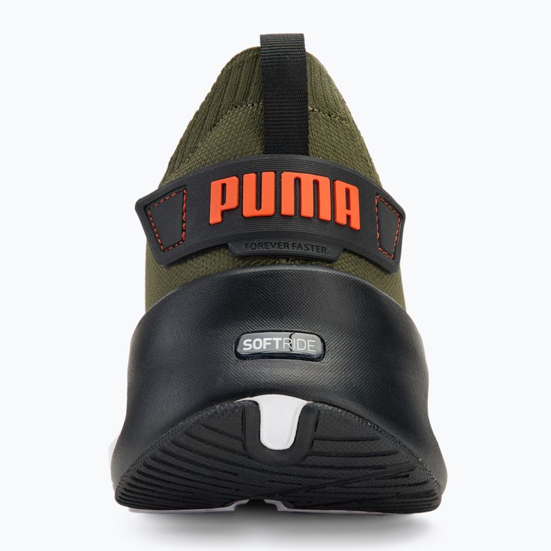 PUMA Softride Symmetry Fuzion scarpe da corsa puma oliva/puma nero/fiamma filcker 6