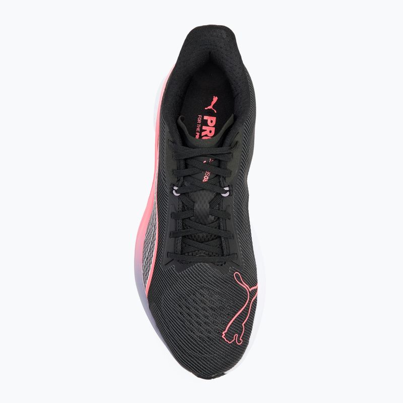 PUMA Darter Pro scarpe da corsa puma nero / sunset glow / prugna pallido 5