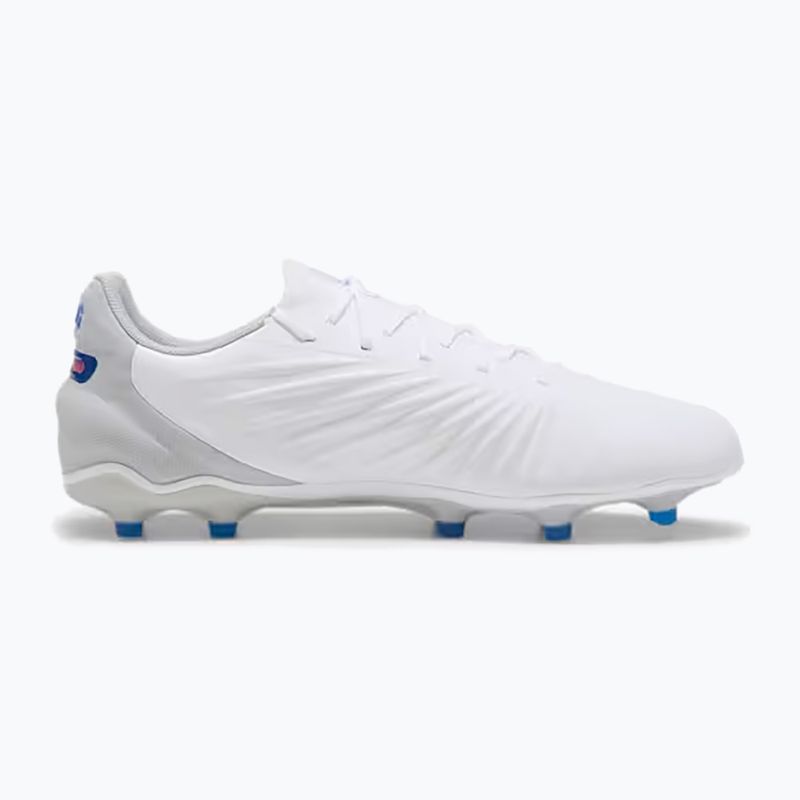 PUMA King Match FG/AG scarpe da calcio puma bianco/bluemazing/grigio chiaro/tramonto 9