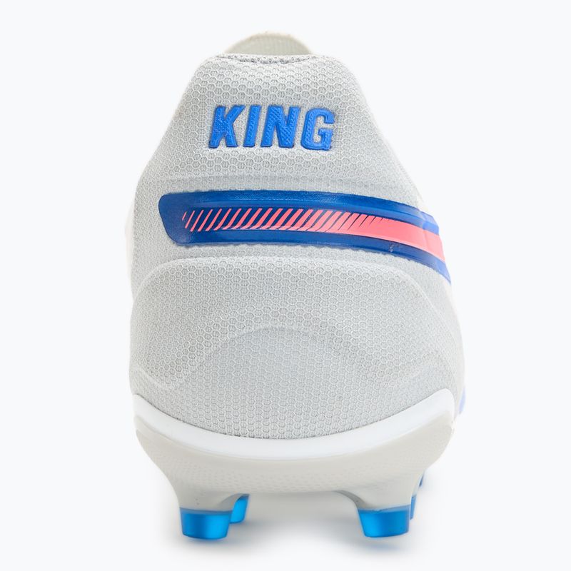 PUMA King Match FG/AG scarpe da calcio puma bianco/bluemazing/grigio chiaro/tramonto 6