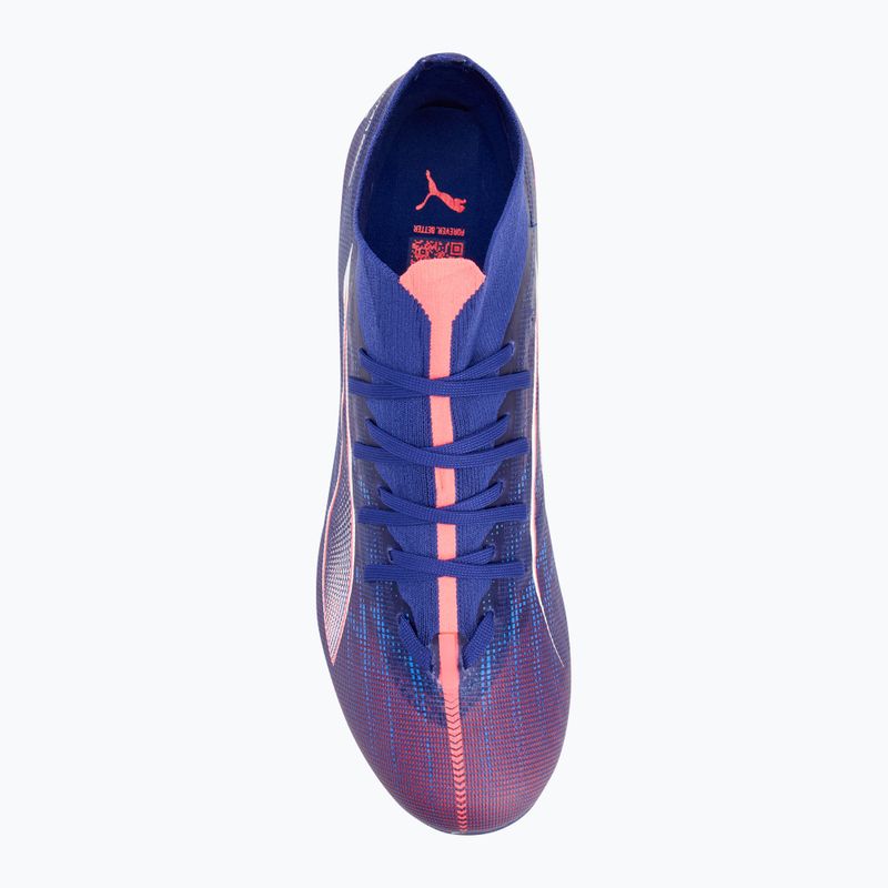PUMA Ultra 5 Match+ FG/AG lapislazzuli/puma bianco/tramonto gloe scarpe da calcio 5
