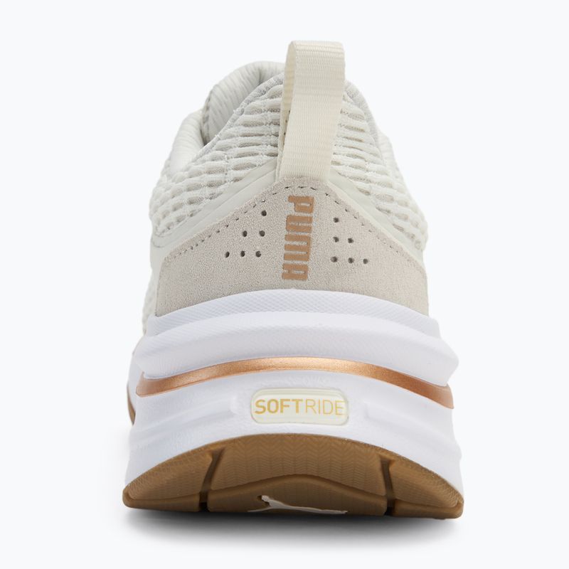 Scarpe da corsa da donna PUMA Softride Divine grigio vapore/puma oro 6