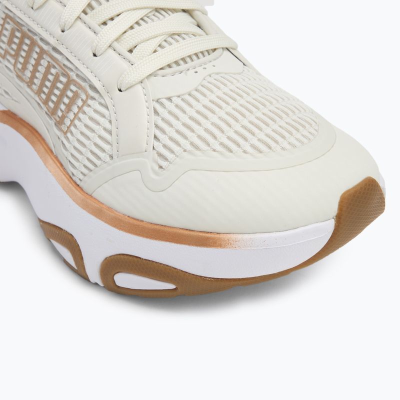 Scarpe da corsa da donna PUMA Softride Divine grigio vapore/puma oro 7