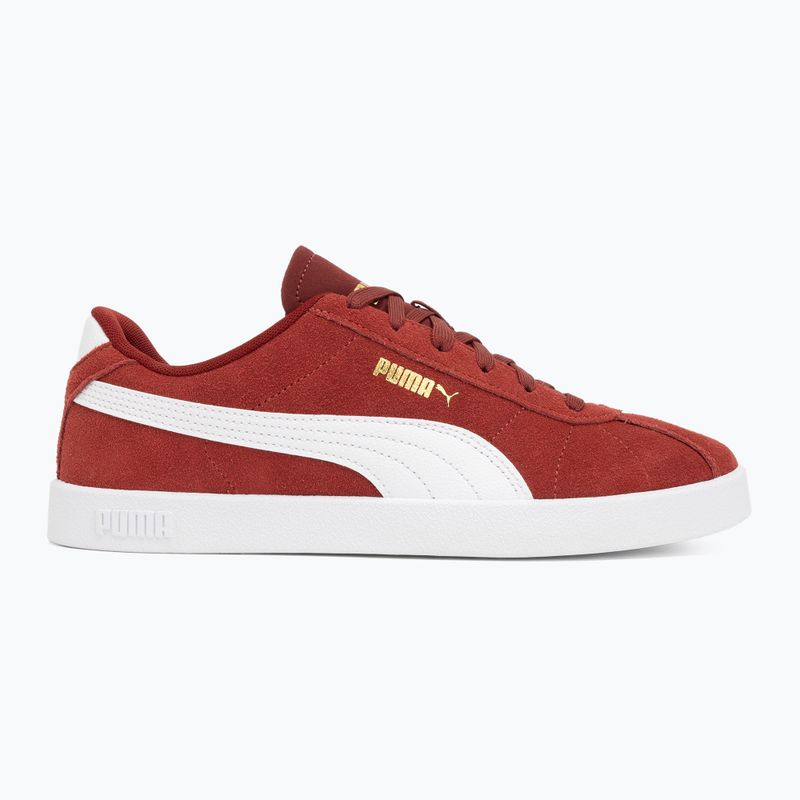 Scarpe PUMA Club II rosso intenso/puma bianco/puma oro 2