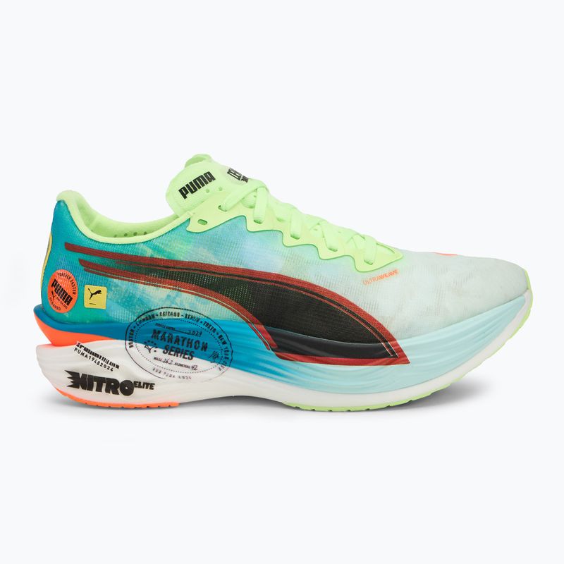 Scarpe da corsa da uomo PUMA Deviate Nitro Elite 3 Marathon Series nitro nero 2