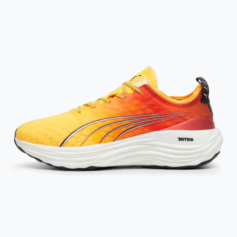 Scarpe da corsa da uomo PUMA ForeverRun Nitro Fade sun stream/sunset glow/puma bianco 9