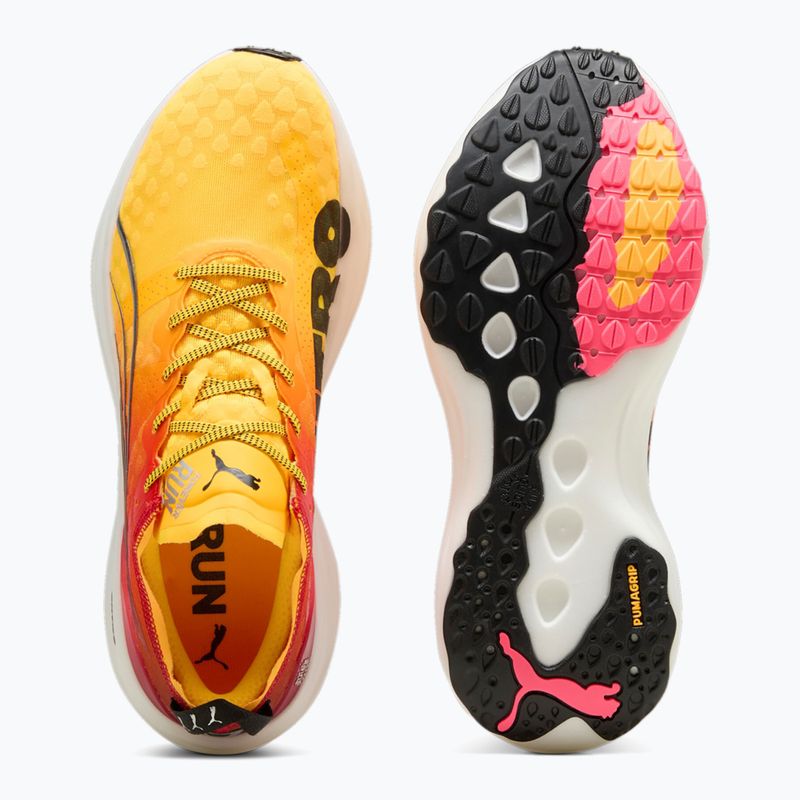 Scarpe da corsa da uomo PUMA ForeverRun Nitro Fade sun stream/sunset glow/puma bianco 11