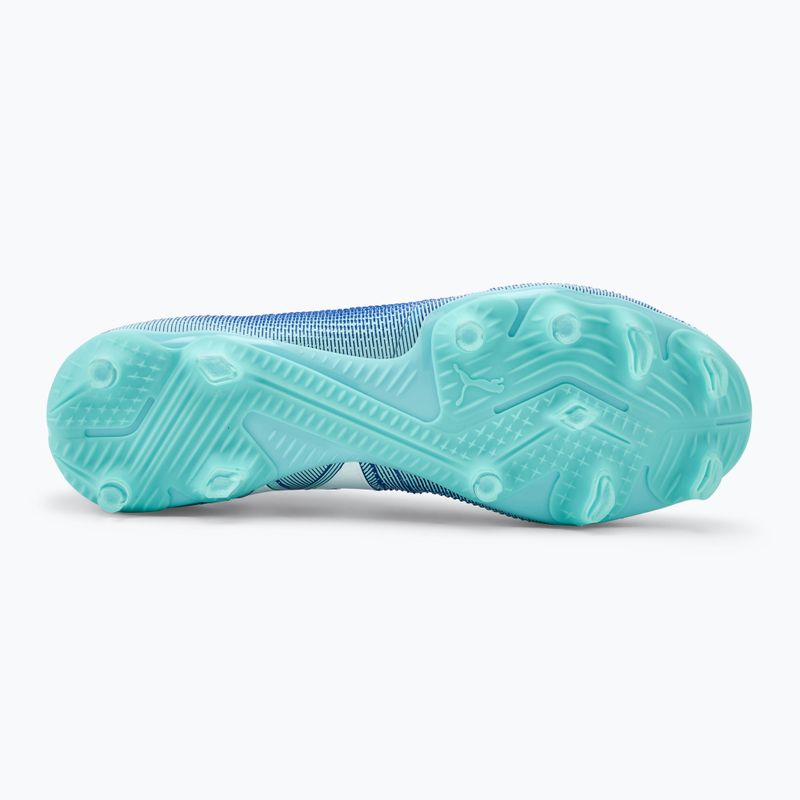 PUMA Future 7 Play It scarpe da calcio hyperlink blu/menta/puma bianco 4