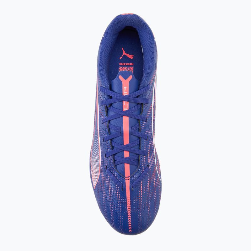 PUMA Ultra 5 Play FG/AG lapislazzuli/puma bianco/tramonto gloe scarpe da calcio 5