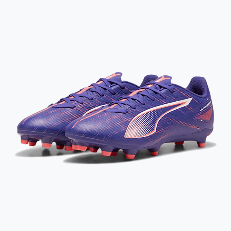 PUMA Ultra 5 Play FG/AG lapislazzuli/puma bianco/tramonto gloe scarpe da calcio 8