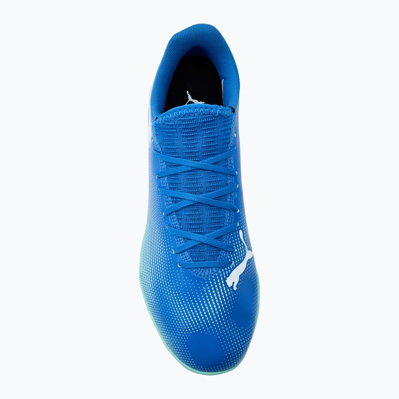 PUMA Future 7 Match FG/AG bluemazing/puma white/electric peppermint scarpe da calcio 5