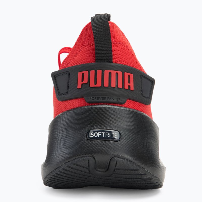 PUMA Softride Symmetry Fuzion scarpe da corsa puma nero/per sempre rosso 6