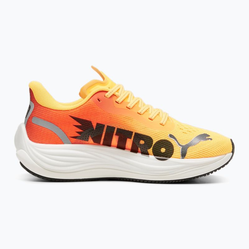 Scarpe da corsa da donna PUMA Velocity Nitro 3 Fade sun stream/sunset glow/bianco 9