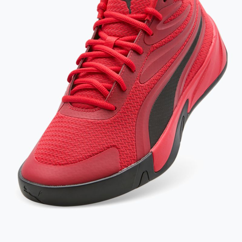 Scarpe da basket da uomo PUMA Court Pro per tutti i tempi rosso/puma nero 5