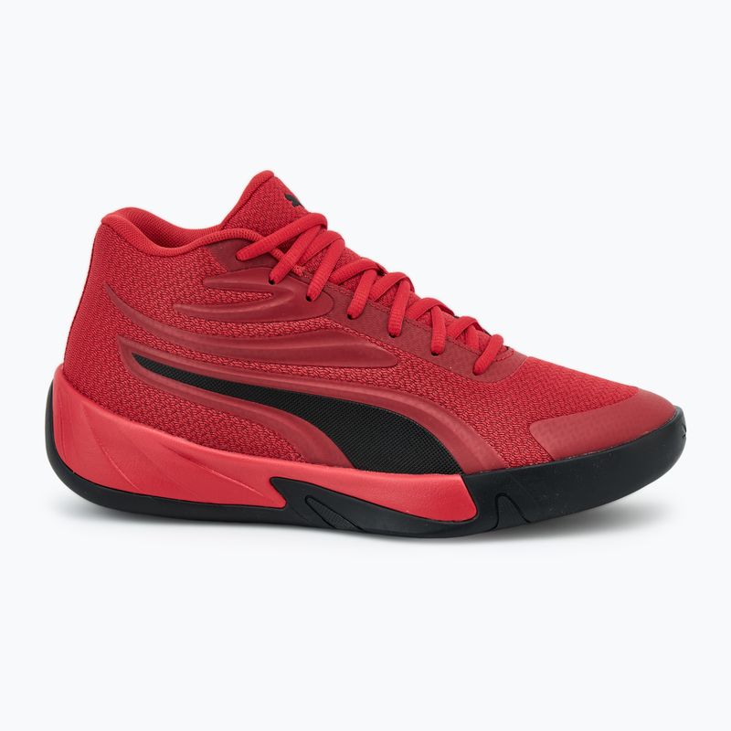 Scarpe da basket da uomo PUMA Court Pro per tutti i tempi rosso/puma nero 2