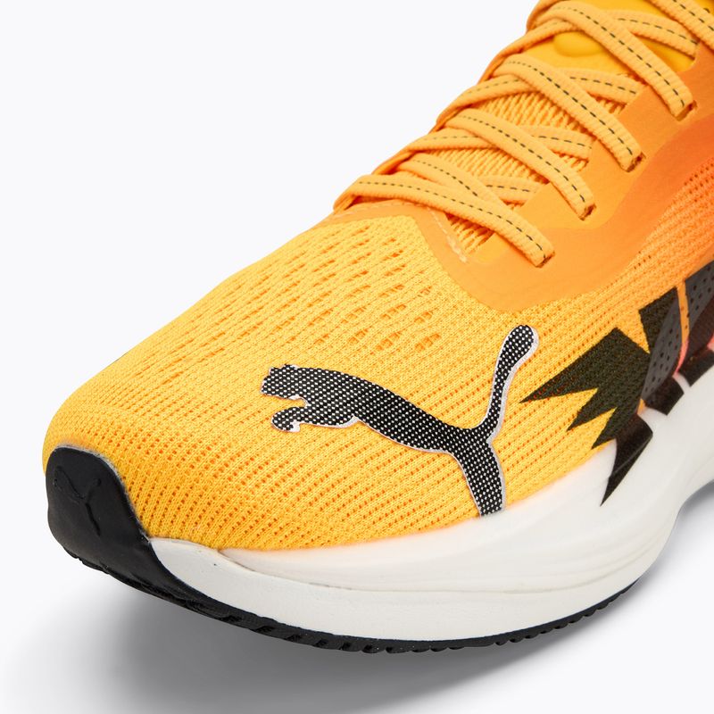 Scarpe da corsa da uomo PUMA Velocity Nitro 3 Fade sun stream/sunset glow/bianco 7