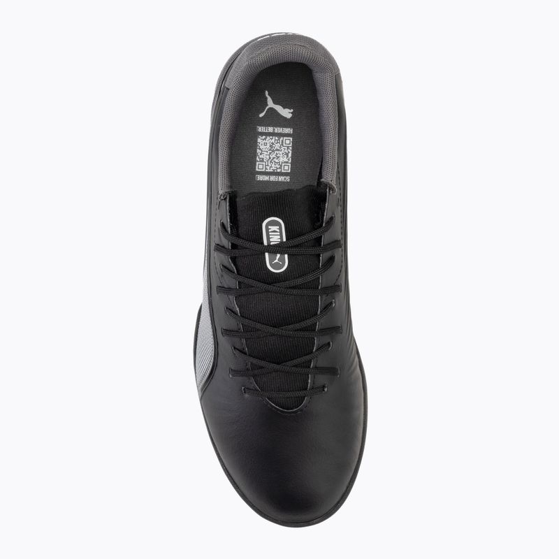 PUMA King Match TT scarpe da calcio puma nero/puma bianco/grigio scuro freddo 5