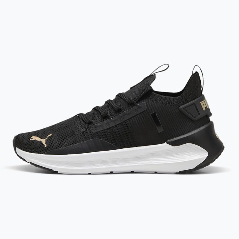 Scarpe da corsa da donna PUMA Softride Symmetry Fuzion puma nero/puma oro 2