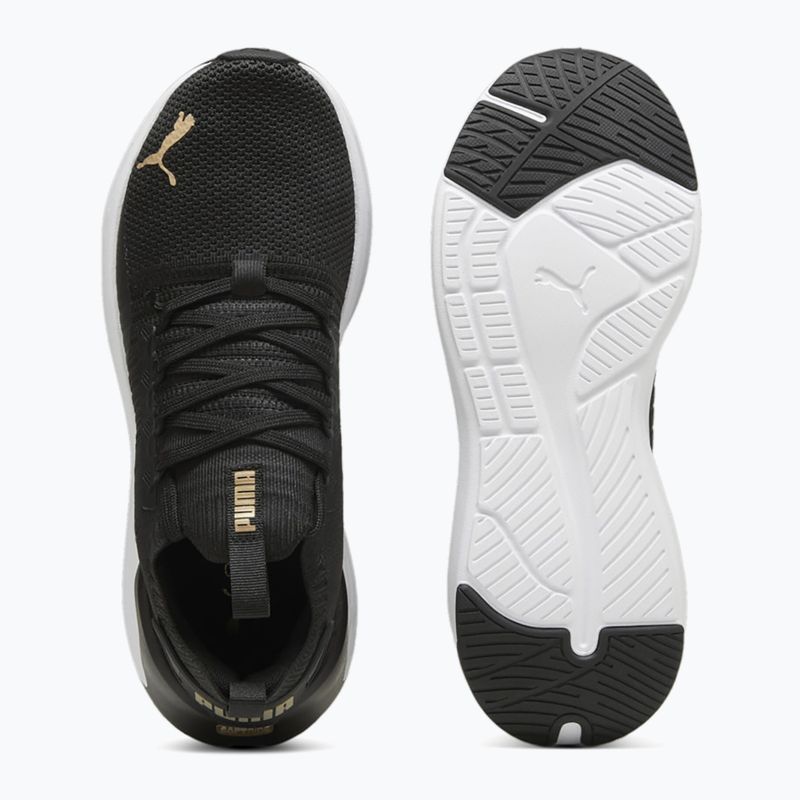 Scarpe da corsa da donna PUMA Softride Symmetry Fuzion puma nero/puma oro 4