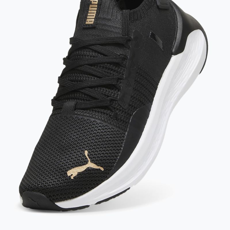 Scarpe da corsa da donna PUMA Softride Symmetry Fuzion puma nero/puma oro 5