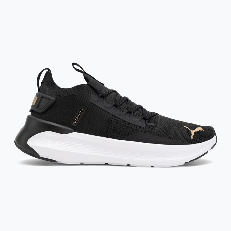 Scarpe da corsa da donna PUMA Softride Symmetry Fuzion puma nero/puma oro 2
