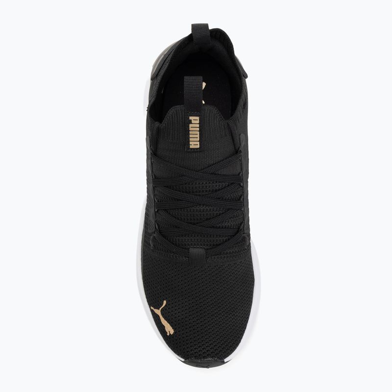 Scarpe da corsa da donna PUMA Softride Symmetry Fuzion puma nero/puma oro 5
