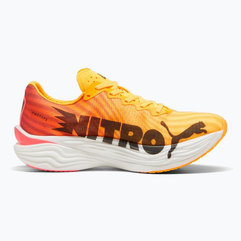 Scarpe da corsa PUMA Deviate Nitro Elite 3 fire sun stream/sunset glow da uomo 2