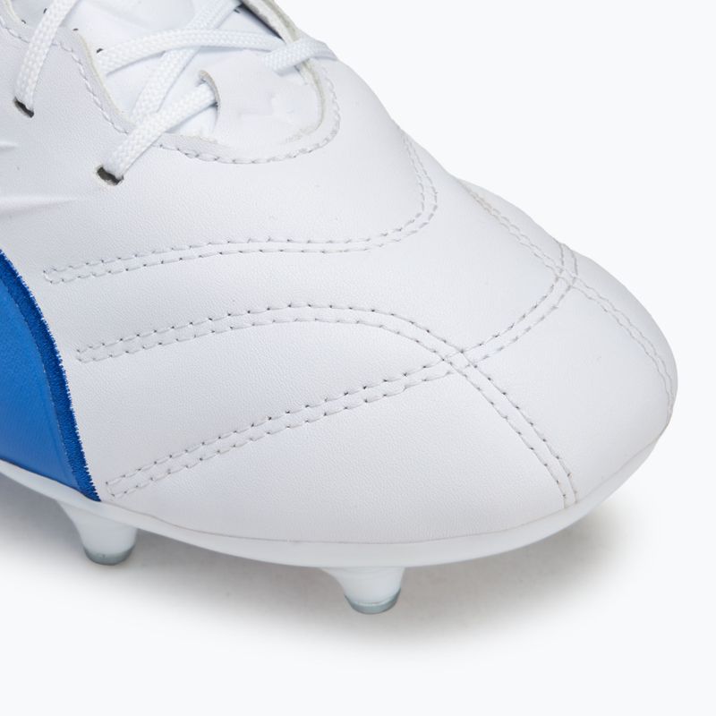 PUMA King Pro MxSG scarpe da calcio da uomo puma bianco/bluemazing/grigio chiaro/tramonto 7