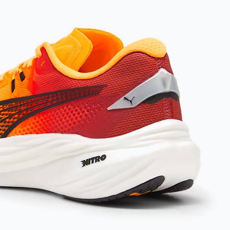 Scarpe da corsa da uomo PUMA Deviate Nitro 3 Fade sun stream/sunset glow/puma bianco 13