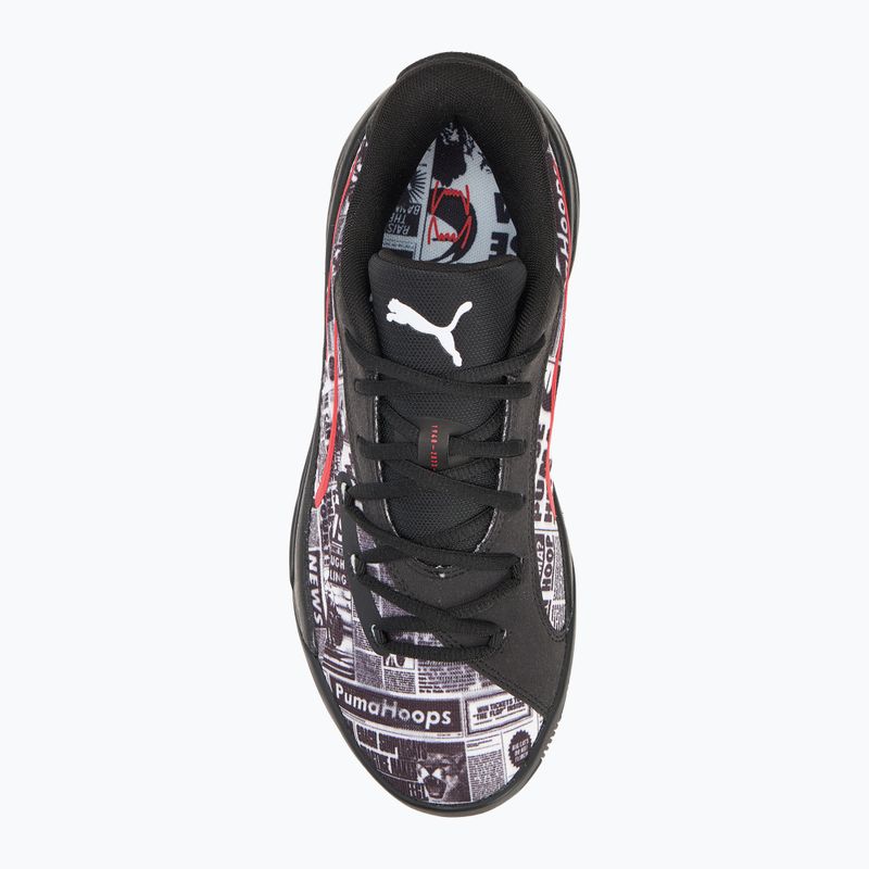 Scarpe da basket da uomo PUMA All-Pro Nitro Media Day puma nero 5