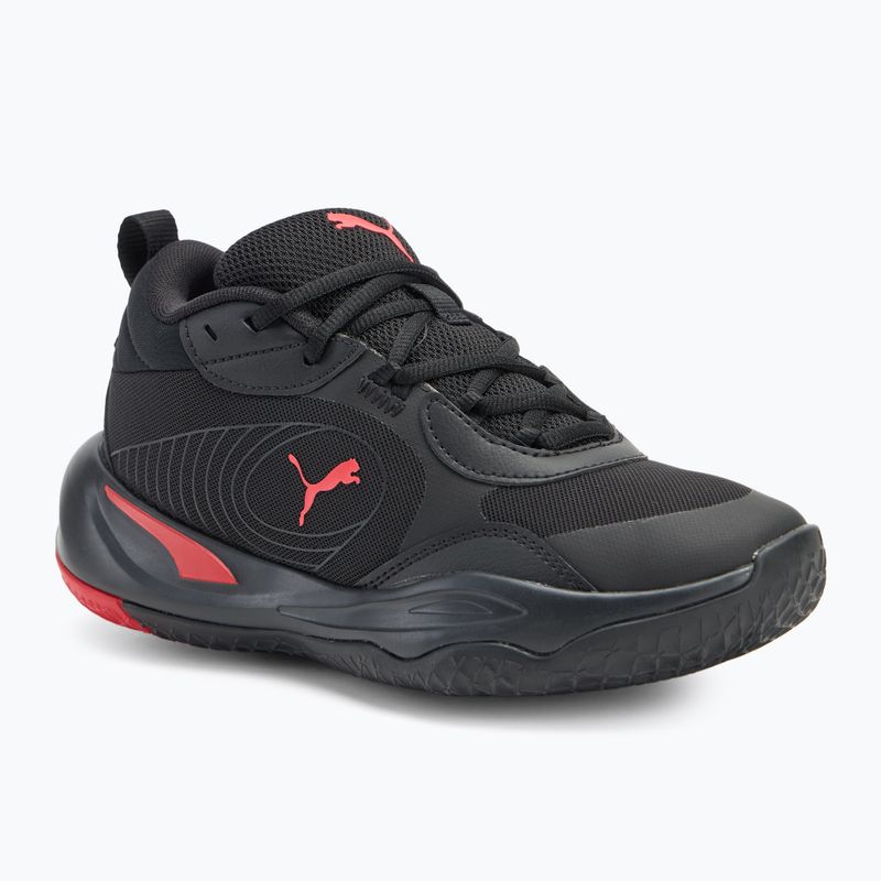 PUMA Playmaker Pro JR scarpe da basket per bambini puma nero/rosso per sempre