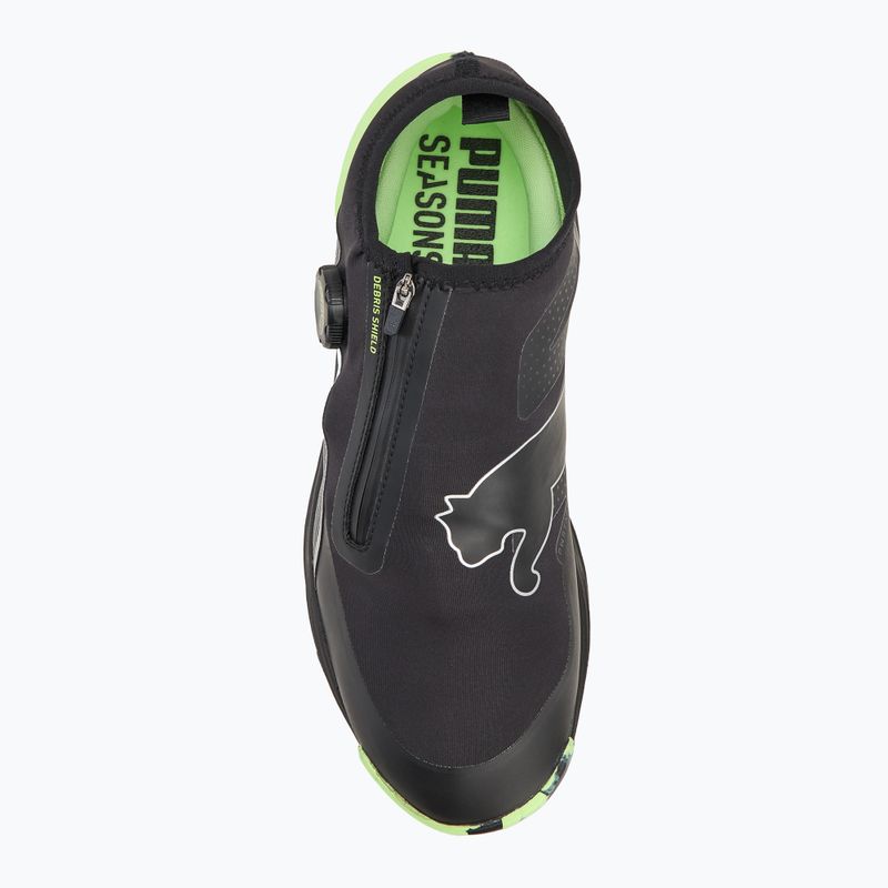 Scarpe da corsa da uomo PUMA Voyage Nitro 3 disc nero/argento/mela frizzante 5