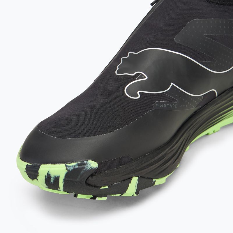 Scarpe da corsa da uomo PUMA Voyage Nitro 3 disc nero/argento/mela frizzante 7