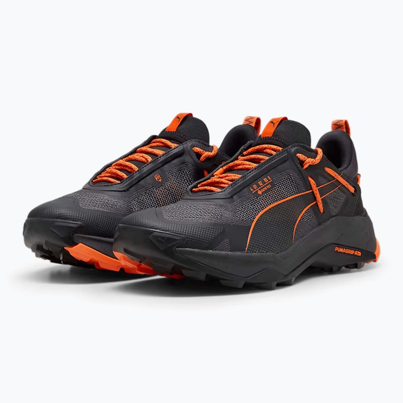 PUMA Explore Nitro GTX scarpe da trekking uomo puma nero/grigio scuro/flame flicker 8