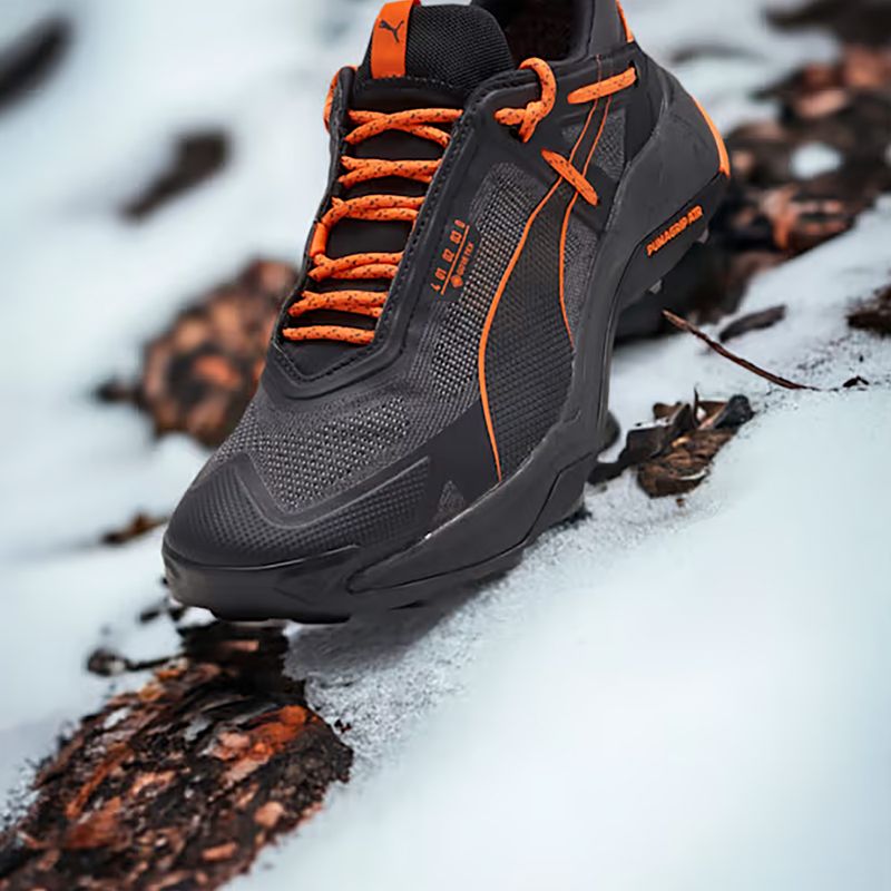 PUMA Explore Nitro GTX scarpe da trekking uomo puma nero/grigio scuro/flame flicker 13