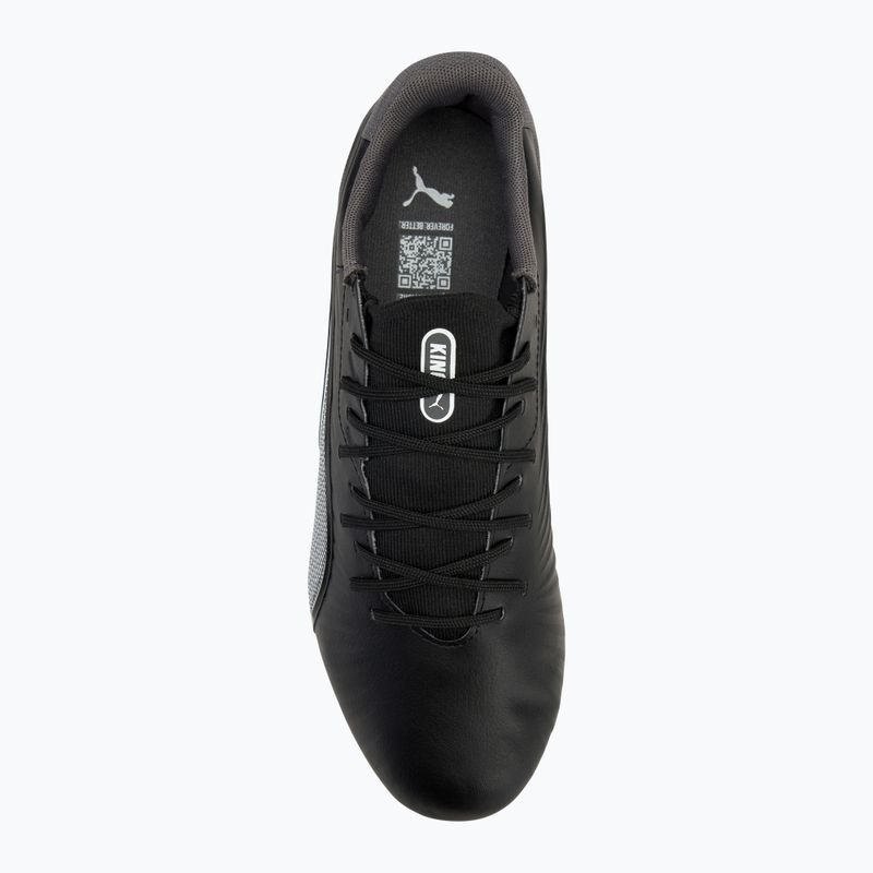 PUMA King Match FG/AG scarpe da calcio puma nero/puma bianco/grigio scuro freddo 5