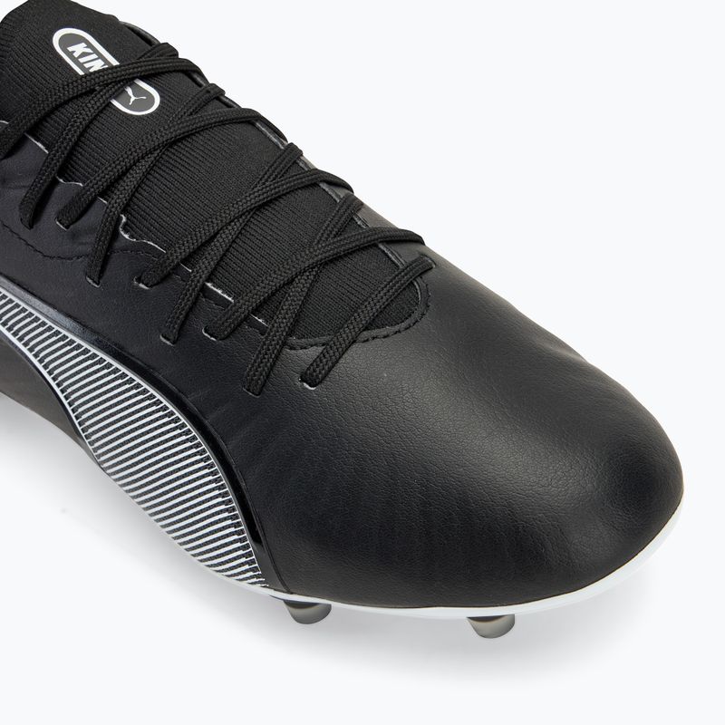 PUMA King Match FG/AG scarpe da calcio puma nero/puma bianco/grigio scuro freddo 7
