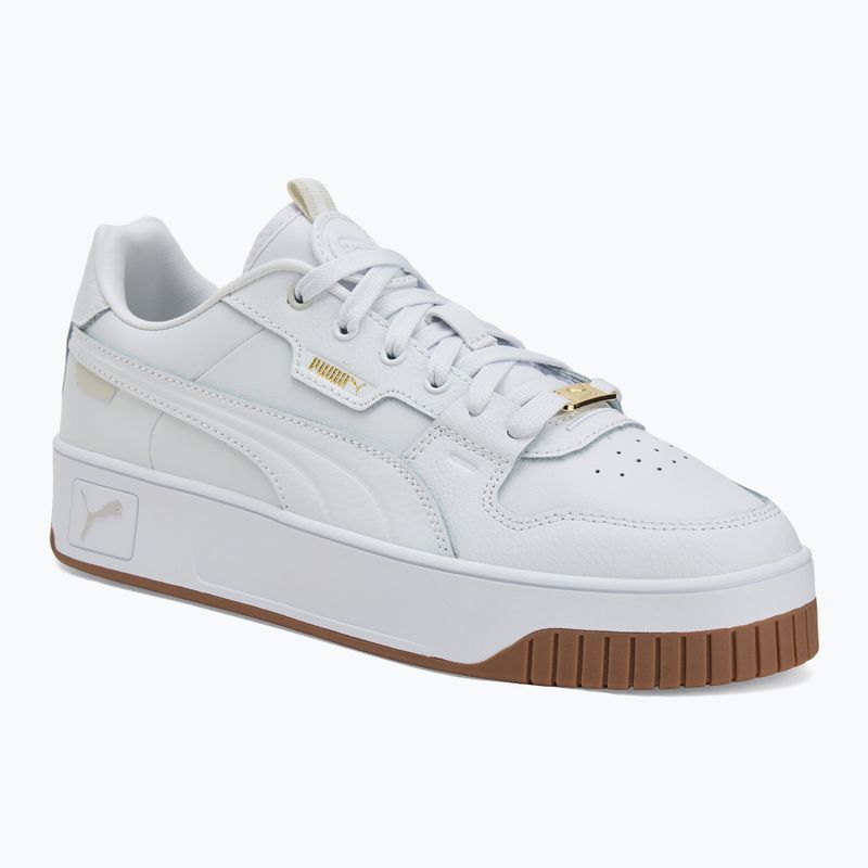 PUMA Carina Street Lux scarpe da donna puma bianco/puma bianco/puma oro