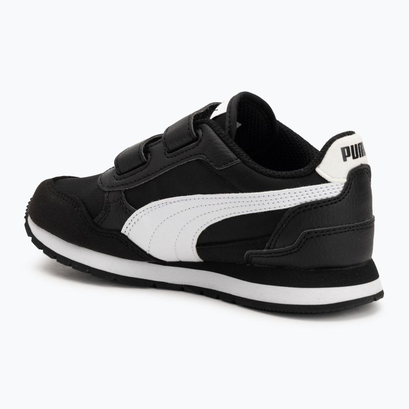 PUMA ST Runner v4 NL V PS scarpe junior puma nero/puma bianco 3