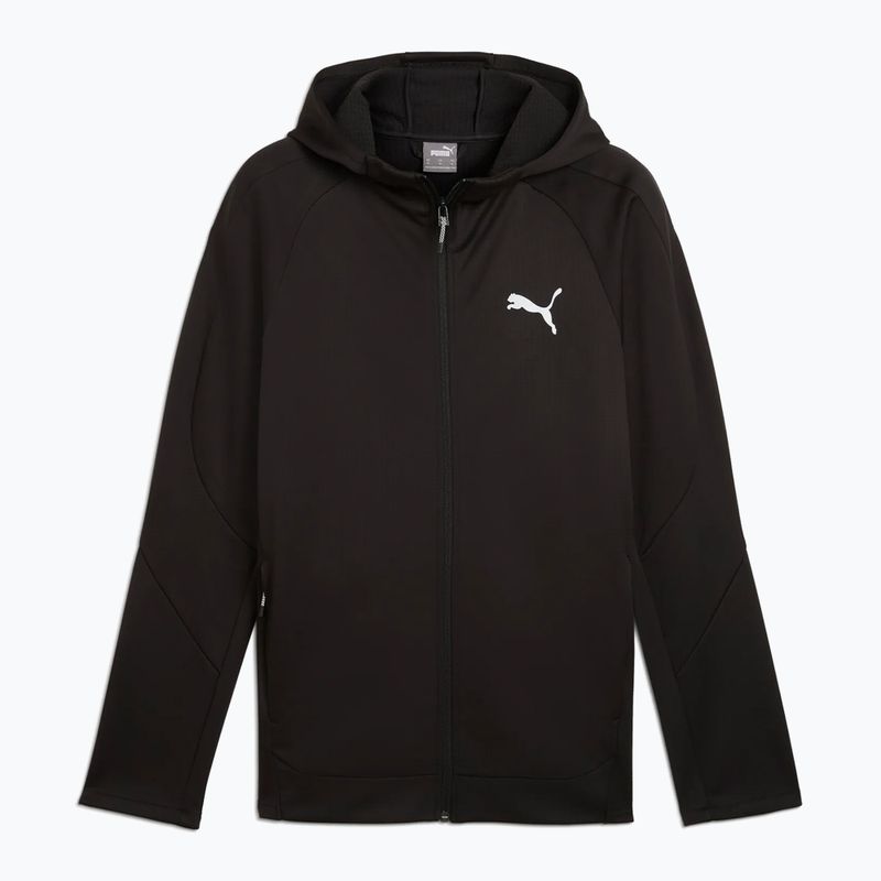 Felpa da uomo PUMA Evostripe Warm Hoodie FZ DK puma nero
