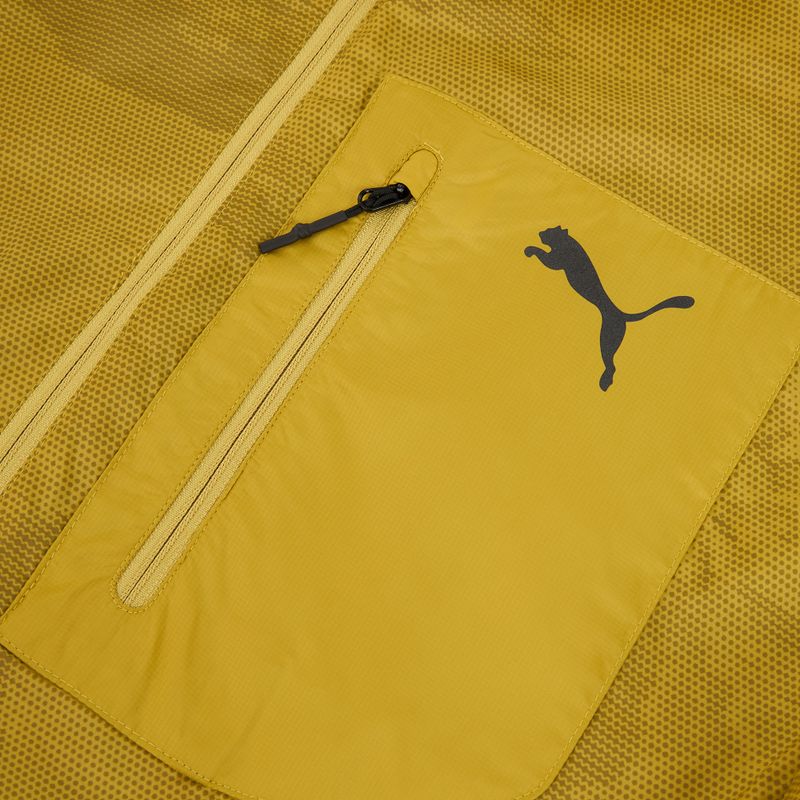 Giacca da corsa da uomo Puma Seasons Windcell Running Jacket gold 3