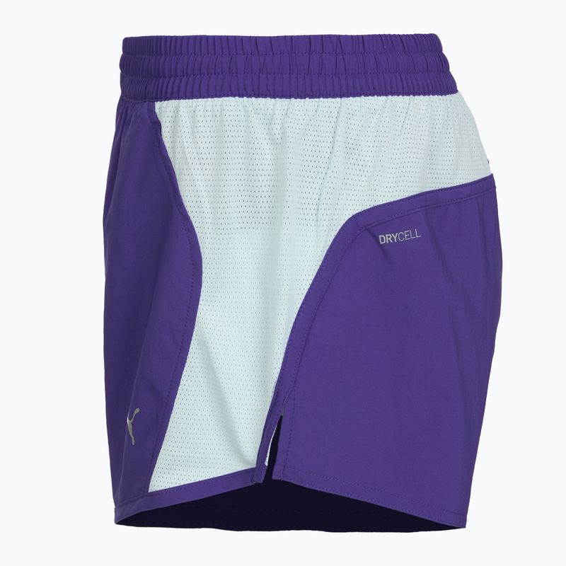 Pantaloncini da corsa da donna Puma Run Favorite Velocity 3" Shorts violet/blue/silver/black 3