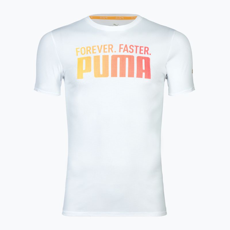 PUMA Uomo Run Favorites Forever Faster TEE camicia puma bianco