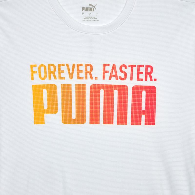 PUMA Uomo Run Favorites Forever Faster TEE camicia puma bianco 5