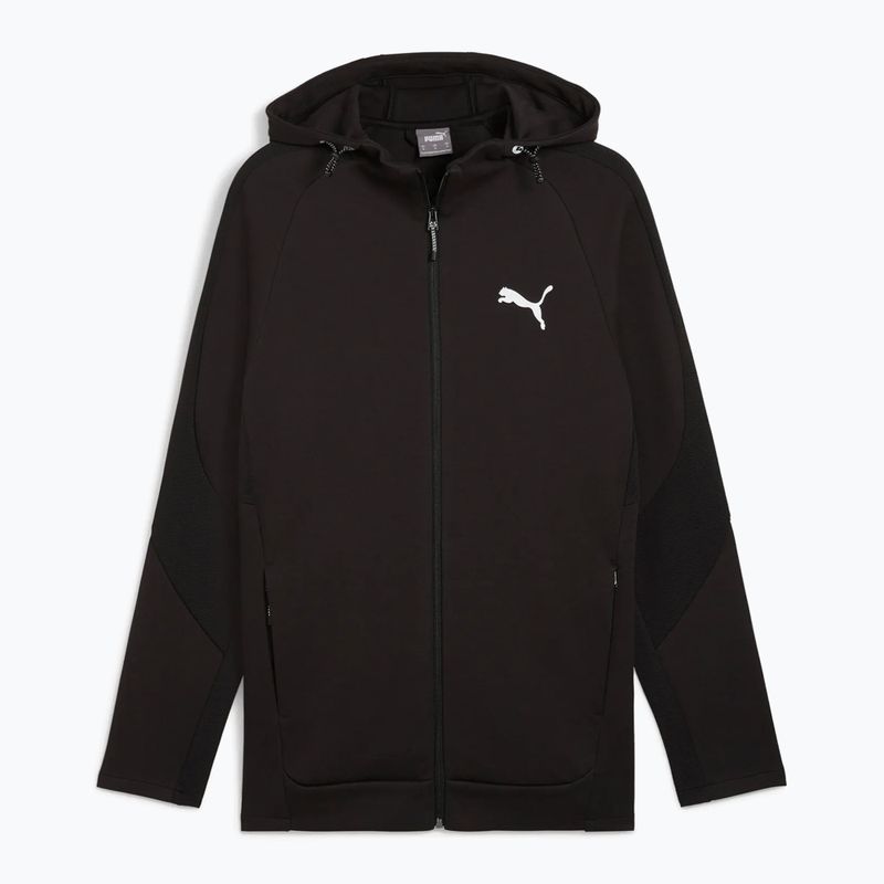 Felpa da uomo PUMA Evostripe Hoodie FZ DK puma nero