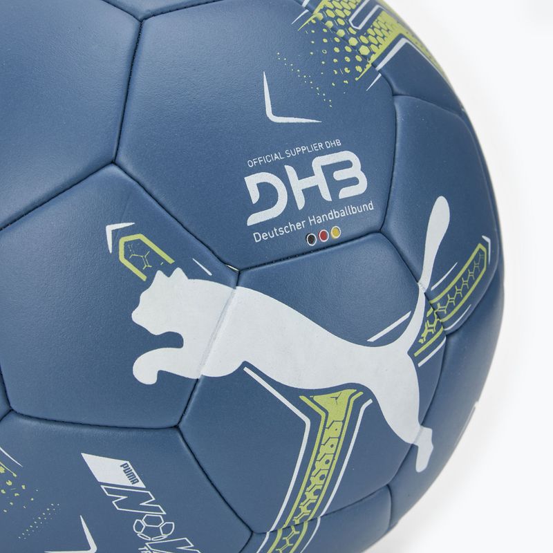 PUMA Nova Training orizzonte blu / puma bianco / mela frizzante pallamano dimensioni 3 3