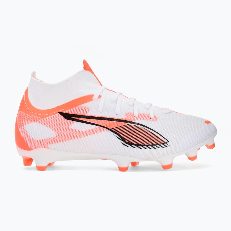 Scarpe da calcio da uomo PUMA Ultra 5 Match+ FG/AG puma bianco/puma nero/rosso brillante 2