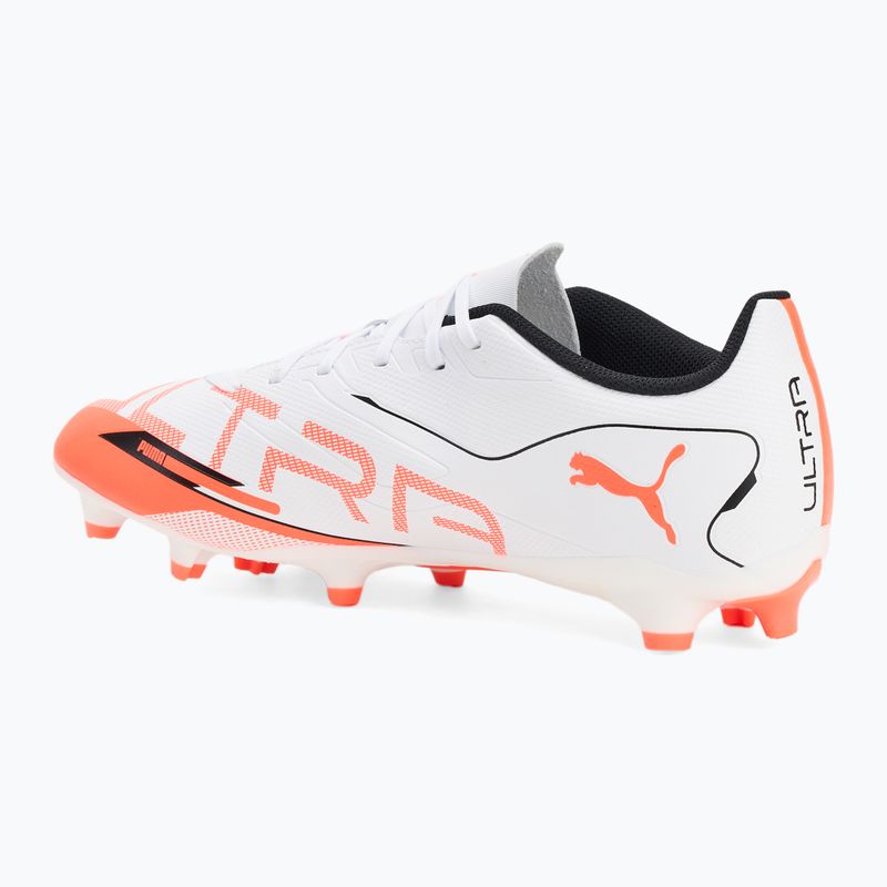 PUMA Ultra 5 Play FG/AG scarpe da calcio puma bianco/puma nero/rosso brillante 3