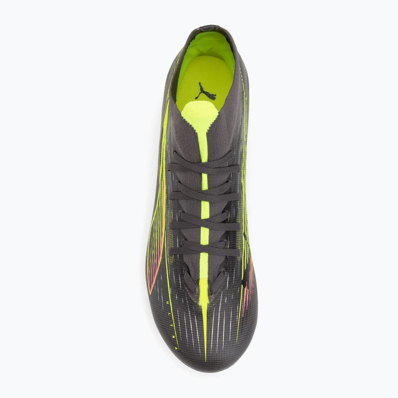 Scarpe da calcio PUMA uomo Ultra 5 Match+ FG/AG argento invecchiato opaco/allarme giallo/puma argento invecchiato 5