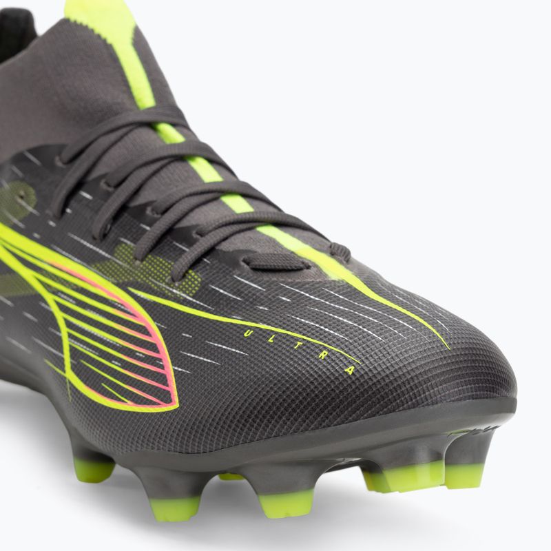 Scarpe da calcio PUMA uomo Ultra 5 Match+ FG/AG argento invecchiato opaco/allarme giallo/puma argento invecchiato 7